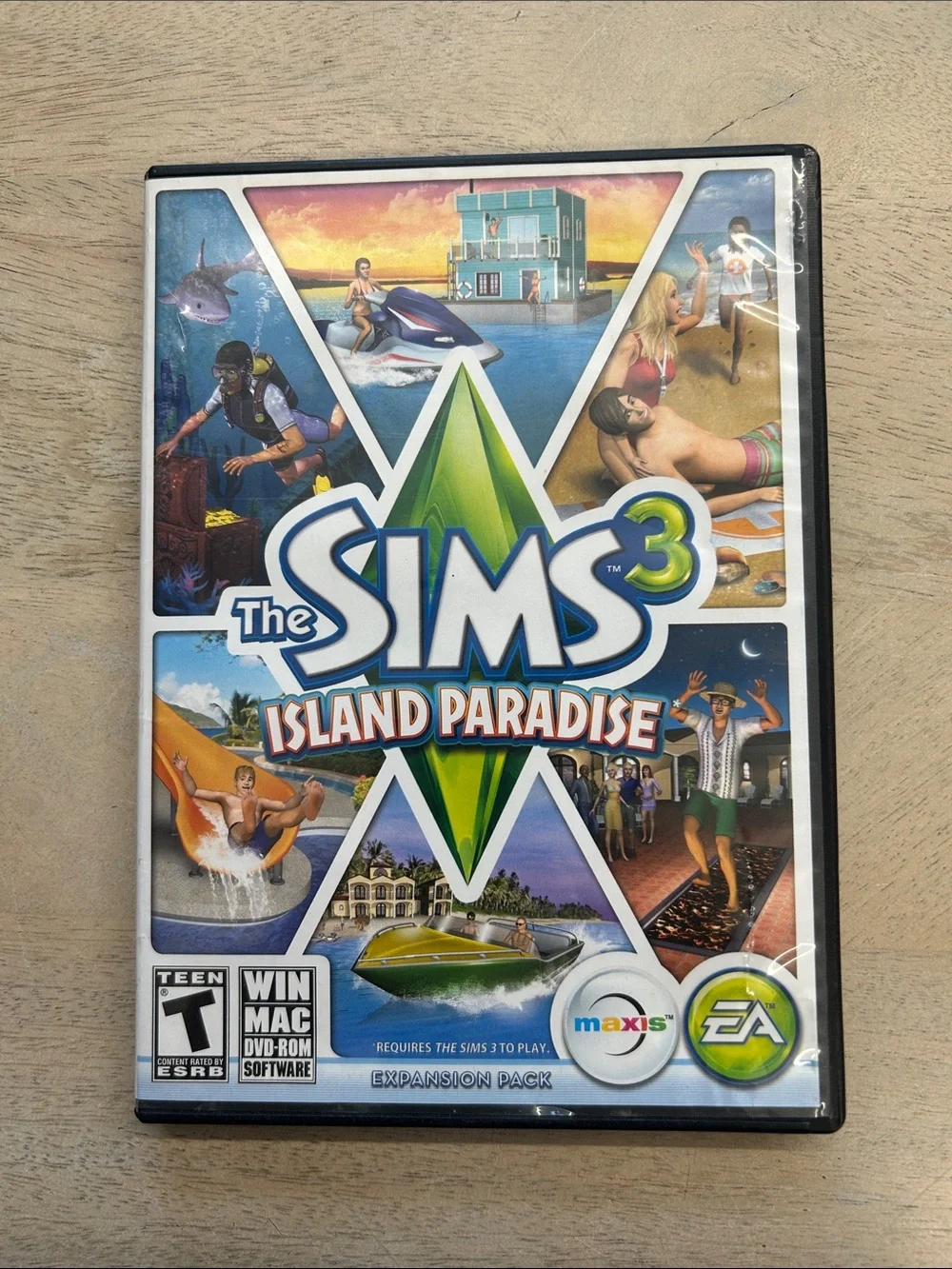 The Sims 3 Island Paradise Expansion Pack - - Blue/Green Cover